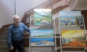 Выставка художника А. Гунзенова-миниатюра